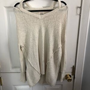 cream sweater